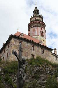 Башня замка.Чески Крумлов